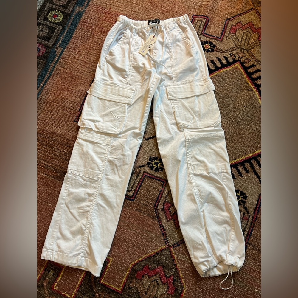 Sanctuary White Cargo Pants - Size Small